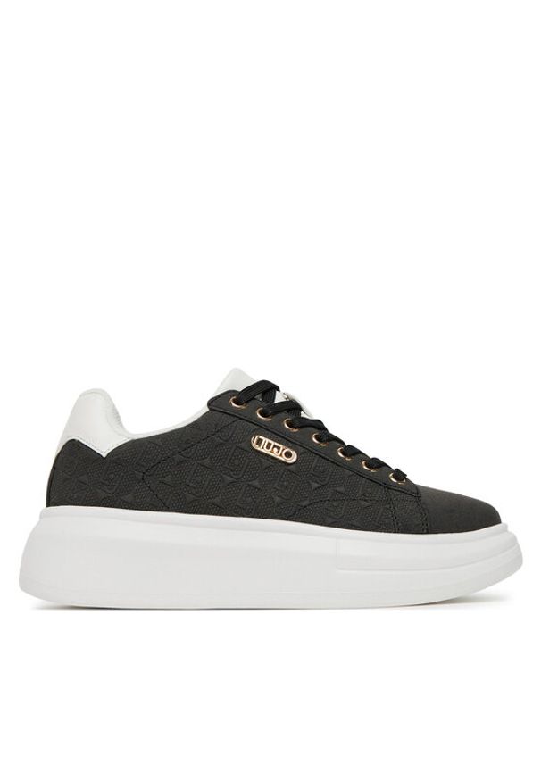 Liu Jo Sneakersy Babol 01 4A5737 TX098 Czarny. Kolor: czarny. Materiał: skóra