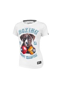 PITBULL - Koszulka damska Pitbull Lil'Champ. Kolor: wielokolorowy, brązowy, biały