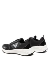 EA7 Emporio Armani Sneakersy X8X126 XK304 A120 Czarny. Kolor: czarny. Materiał: materiał
