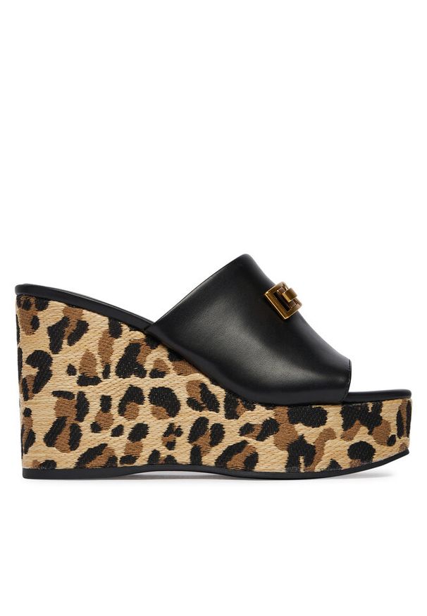 Klapki Guess. Kolor: czarny