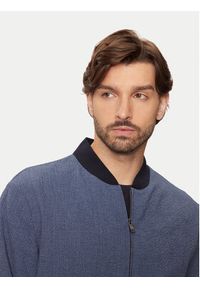 BOSS - Boss Kurtka bomber Nolwin 50433876 Granatowy Slim Fit. Kolor: niebieski. Materiał: syntetyk #6