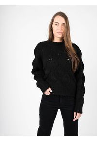 Silvian Heach Sweter "Oversize" | CVA22153MA | Kobieta | Czarny. Kolor: czarny. Materiał: wełna, poliester, elastan, akryl #7