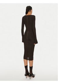 Patrizia Pepe Sukienka koktajlowa 8A1331 K1QZA K250 Czarny Slim Fit. Kolor: czarny. Materiał: syntetyk. Styl: wizytowy #4