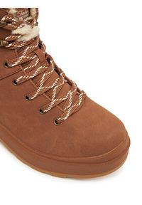 skechers - Skechers Botki Park City 168087/CSNT Brązowy. Kolor: brązowy. Materiał: skóra #6