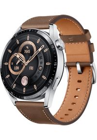 HUAWEI - Smartwatch Huawei Watch GT 3 Classic 46mm Złoty (55028448). Rodzaj zegarka: smartwatch. Kolor: złoty #1