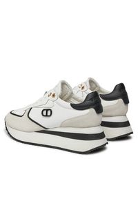 TwinSet - TWINSET Sneakersy 241TCP080 Biały. Kolor: biały. Materiał: skóra