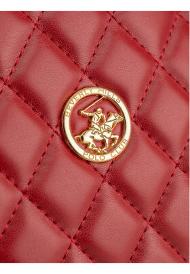 Beverly Hills Polo Club Torebka BHPC-K-038-06 Czerwony. Kolor: czerwony