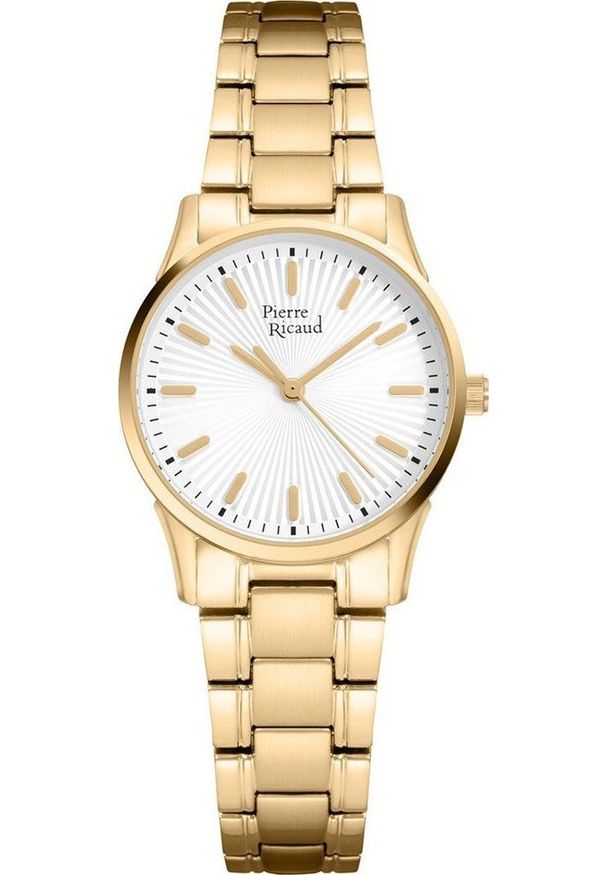 Zegarek Pierre Ricaud Zegarek damski Pierre Ricaud P51041.1113Q złoty. Kolor: złoty