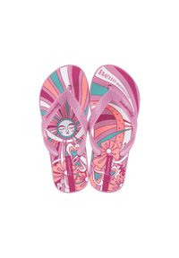 Klapki japonki dziecięce Ipanema Classic Happy. Kolor: różowy