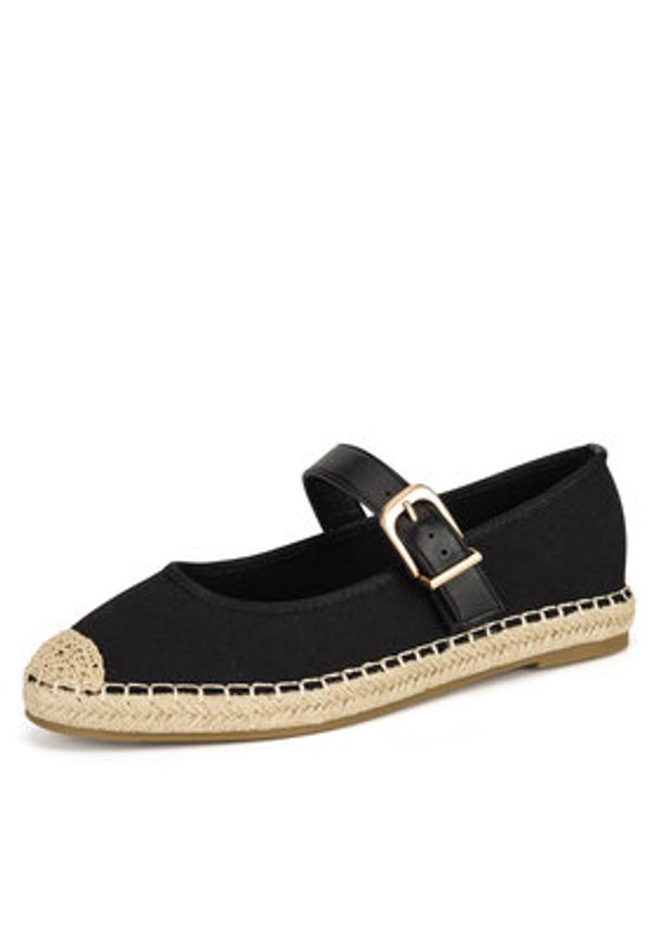 Jenny - JENNY Espadryle WSS21535-01 Czarny. Kolor: czarny. Materiał: materiał