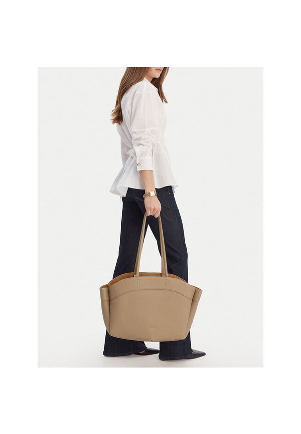 Gino Rossi - Torebka GINO ROSSI. Kolor: beżowy