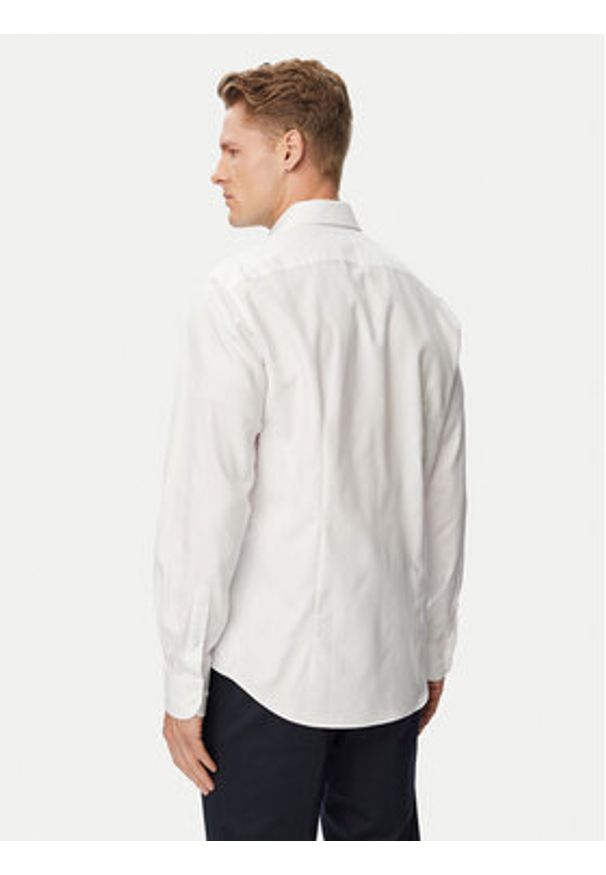 TOMMY HILFIGER - Tommy Hilfiger Koszula MW0MW43747 Biały Regular Fit. Kolor: biały. Materiał: bawełna
