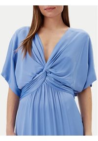 LOLA CASADEMUNT Sukienka wieczorowa MS2516012 Błękitny Regular Fit. Kolor: niebieski. Materiał: wiskoza. Styl: wizytowy #5