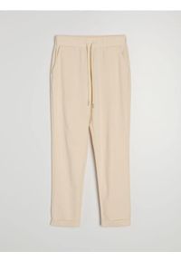 Sinsay - Spodnie cygaretki - kremowy. Kolor: kremowy #1