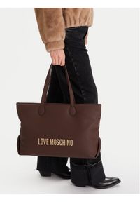 Love Moschino - LOVE MOSCHINO Torebka JC4395PP0NKD031A Brązowy. Kolor: brązowy. Materiał: skórzane #1