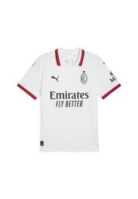 Puma - Męska koszulka wyjazdowa AC Milan 24/25 PUMA White. Kolor: biały. Sport: piłka nożna