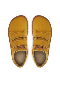 Froddo Sneakersy Barefoot Vegan G3130248-6 D Żółty. Kolor: żółty