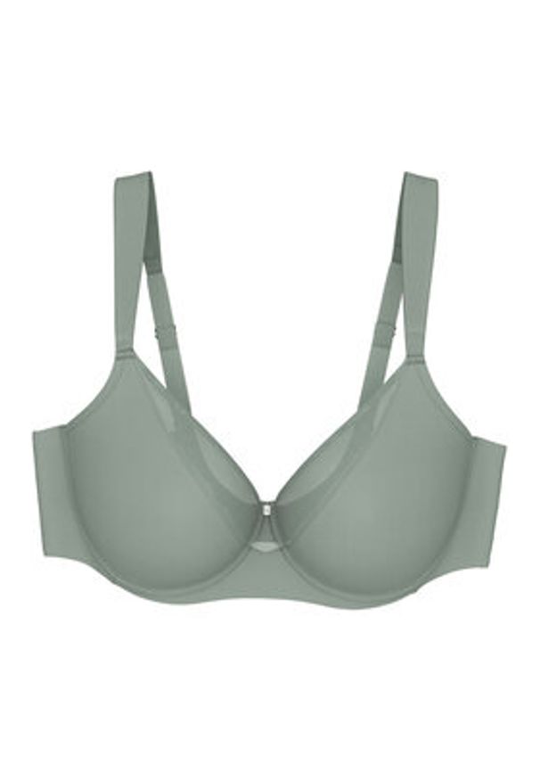 Triumph Biustonosz z fiszbiną True Shape Sensation 10218201 Zielony. Kolor: zielony. Materiał: syntetyk