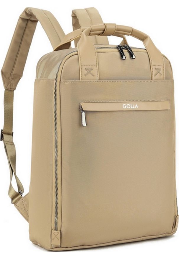 GOLLA - Golla Backpack Orion 16'' (coffee). Materiał: tkanina. Styl: casual, elegancki