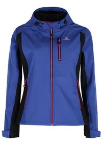 ZUMBA WEAR - Kurtka Softshell Damska ATHL. DPT Maya Pervinca XL Wodoodporna. Kolor: fioletowy. Materiał: softshell. Sport: turystyka piesza