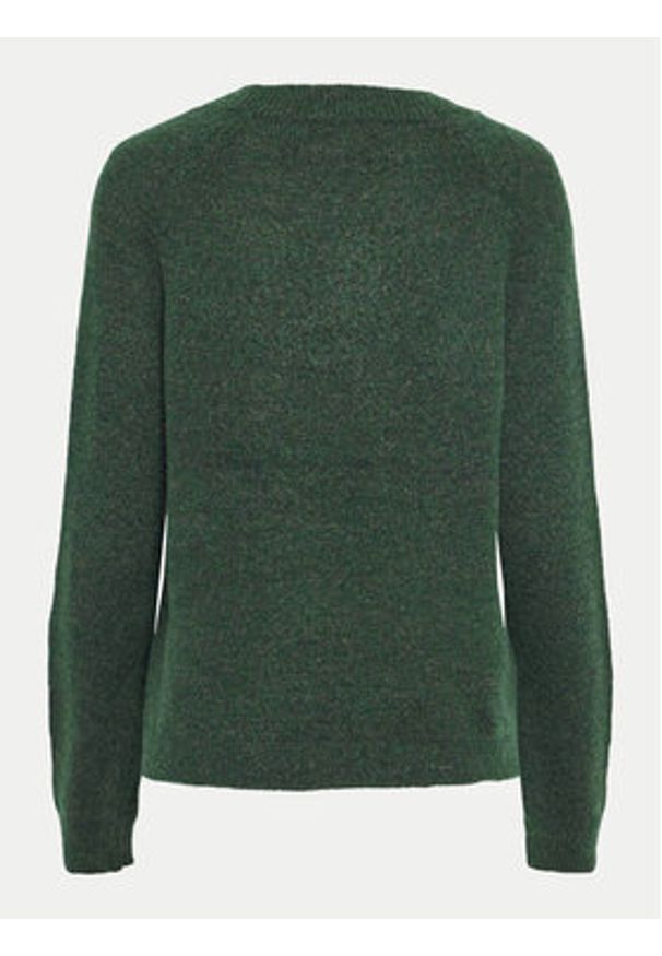 Pieces Sweter Juliana 17126277 Zielony Regular Fit. Kolor: zielony. Materiał: syntetyk