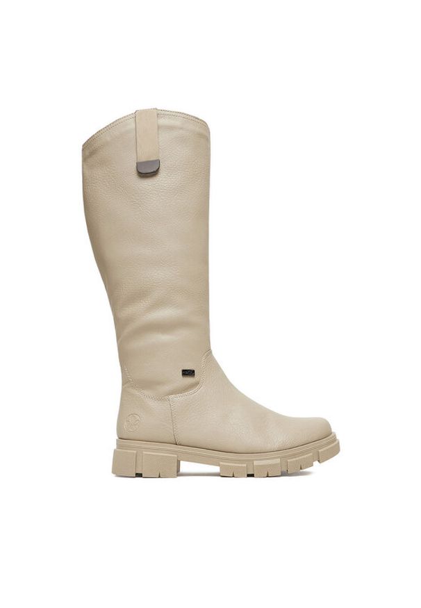 Rieker Kozaki CEO-Y7190-60 Écru. Materiał: syntetyk, materiał