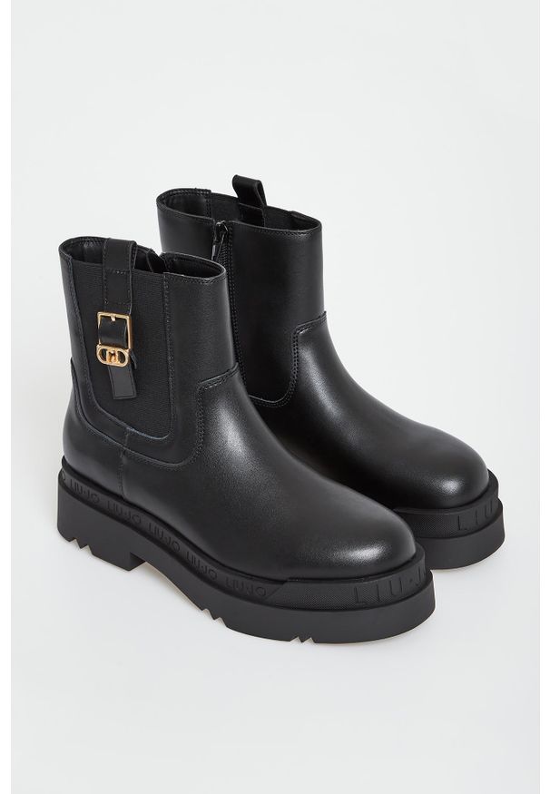 Liu Jo - Botki damskie skórzane LIU JO. Materiał: skóra