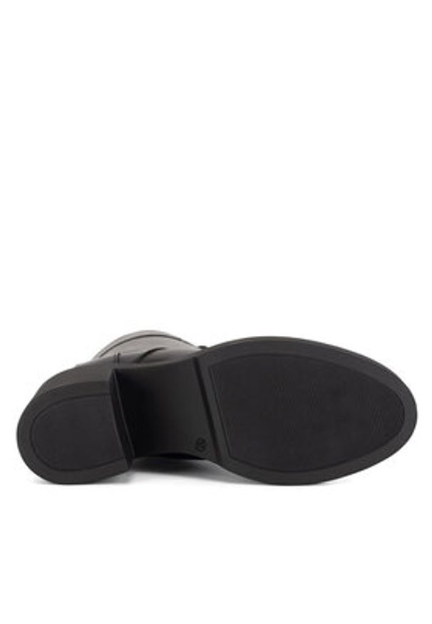 Gino Rossi - GINO ROSSI Trzewiki FERGIE-27851PE Czarny. Kolor: czarny. Materiał: skóra