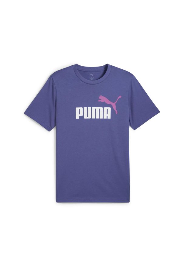 Puma Koszulka Ess 2 Color No.1 Logo 68470846. Kolor: niebieski