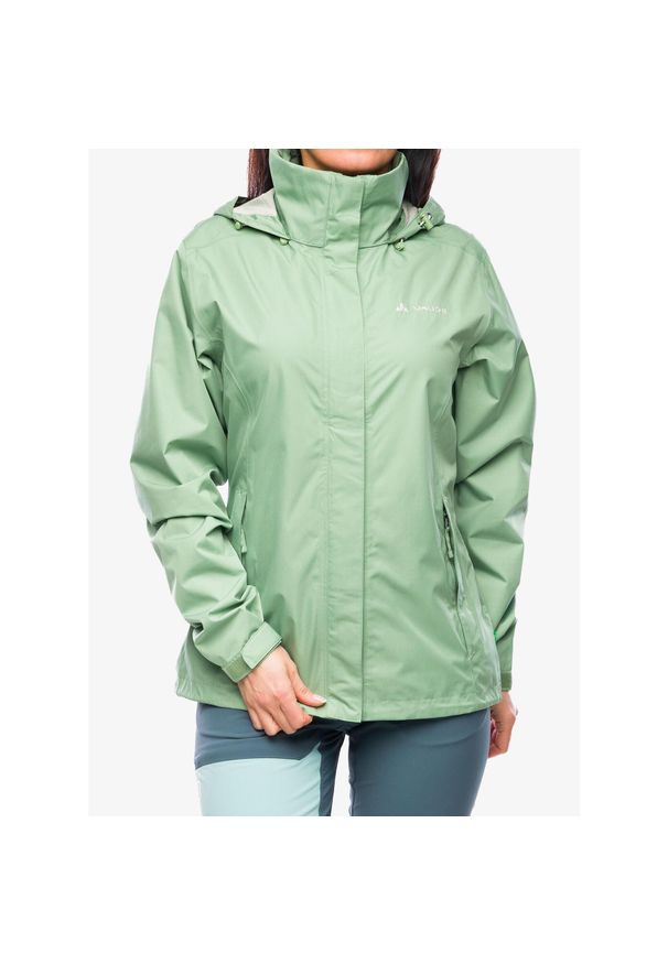 Kurtka przeciwdeszczowa damska Vaude Escape Light Jacket. Kolor: zielony. Sport: turystyka piesza