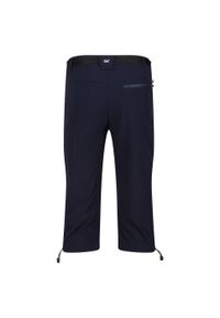 Regatta - Męskie Spodenki Xert Stretch III Stretch Active Capri Shorts. Kolor: niebieski