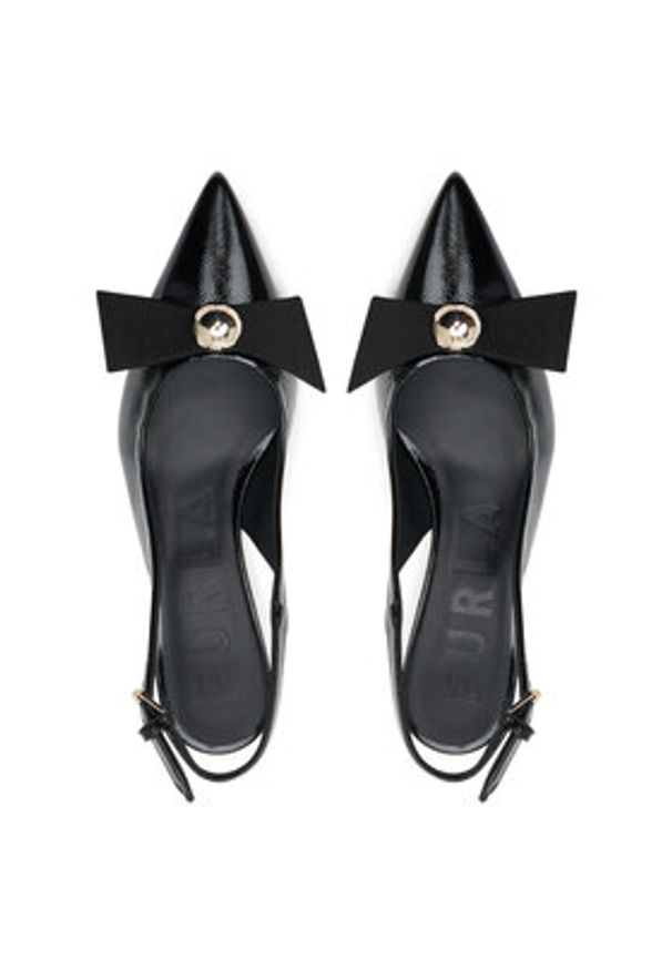 Furla Sandały Sfera Slingback YJ05SFE BX3616 O6000 Czarny. Kolor: czarny. Materiał: skóra