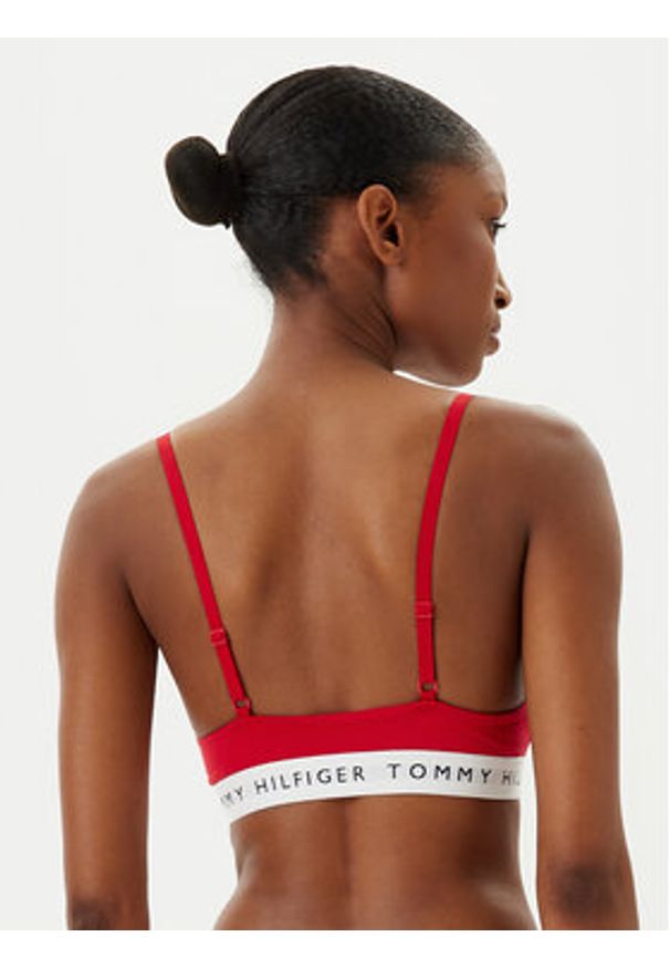 TOMMY HILFIGER - Tommy Hilfiger Biustonosz braletka UW0UW05715 Czerwony. Kolor: czerwony. Materiał: bawełna