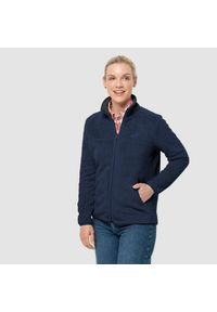 Kurtka turystyczna damska Jack Wolfskin Chilly Walk. Kolor: niebieski. Materiał: poliester. Sport: turystyka piesza #1
