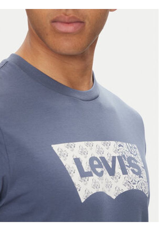 Levi's® T-Shirt Classic 22491-1812 Niebieski Standard Fit. Kolor: niebieski. Materiał: bawełna