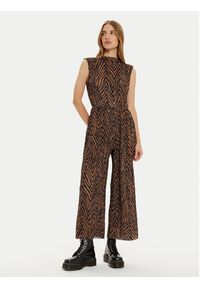 Vero Moda Kombinezon Wilhelmina 10330184 Brązowy Regular Fit. Kolor: brązowy. Materiał: syntetyk