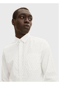 Tom Tailor Koszula 1032341 Biały Fitted Fit. Kolor: biały. Materiał: bawełna #2