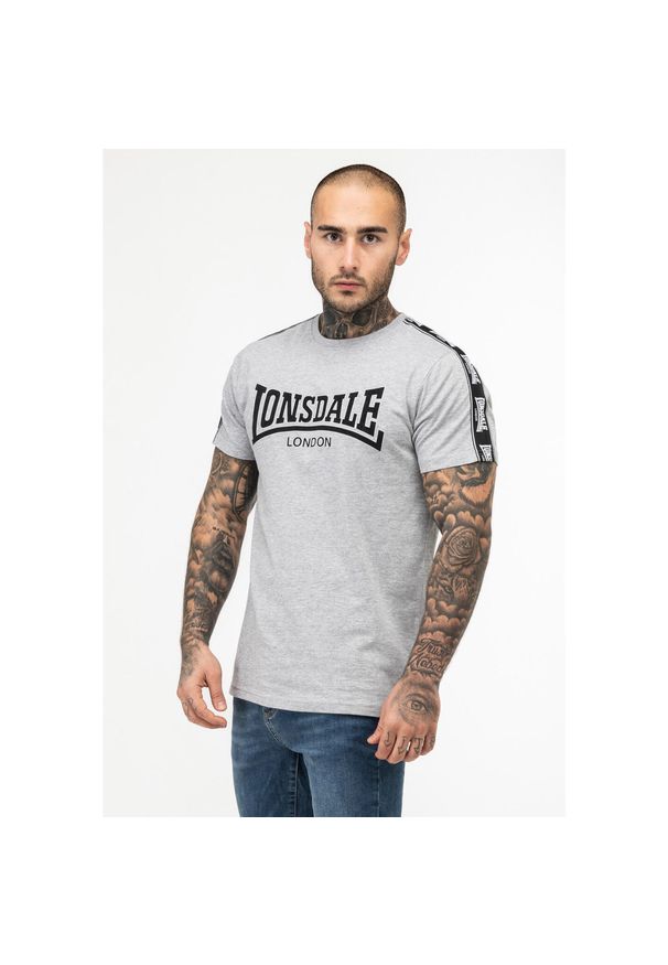 Koszulka Lonsdale Vementry. Kolor: wielokolorowy, szary, czarny