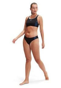 Strój kąpielowy dwuczęściowy damski Speedo Placement 2 Piece. Kolor: czarny, niebieski, wielokolorowy
