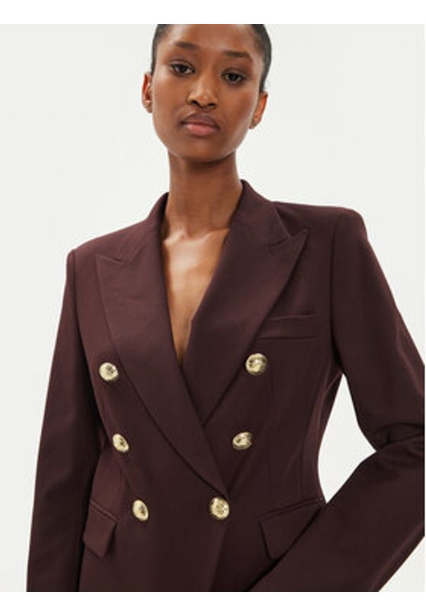 JOOP! Marynarka 58 JW243J175 30042708 Brązowy Slim Fit. Kolor: brązowy. Materiał: wiskoza, syntetyk