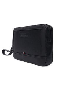 TOMMY HILFIGER - Tommy Hilfiger Kosmetyczka Th Central Pouch AM0AM13953 Czarny. Kolor: czarny. Materiał: skóra #5