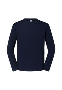 FRUIT OF THE LOOM - Koszulka Z Długim Rękawem Unisex Dla Dorosłych Iconic 195. Kolor: niebieski. Długość rękawa: długi rękaw. Długość: długie