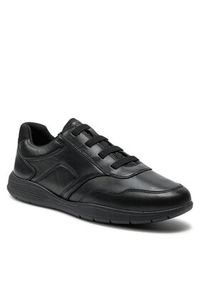 Geox Sneakersy U Spherica Ec2 U45BXE 000LM C9999 Czarny. Kolor: czarny. Materiał: skóra