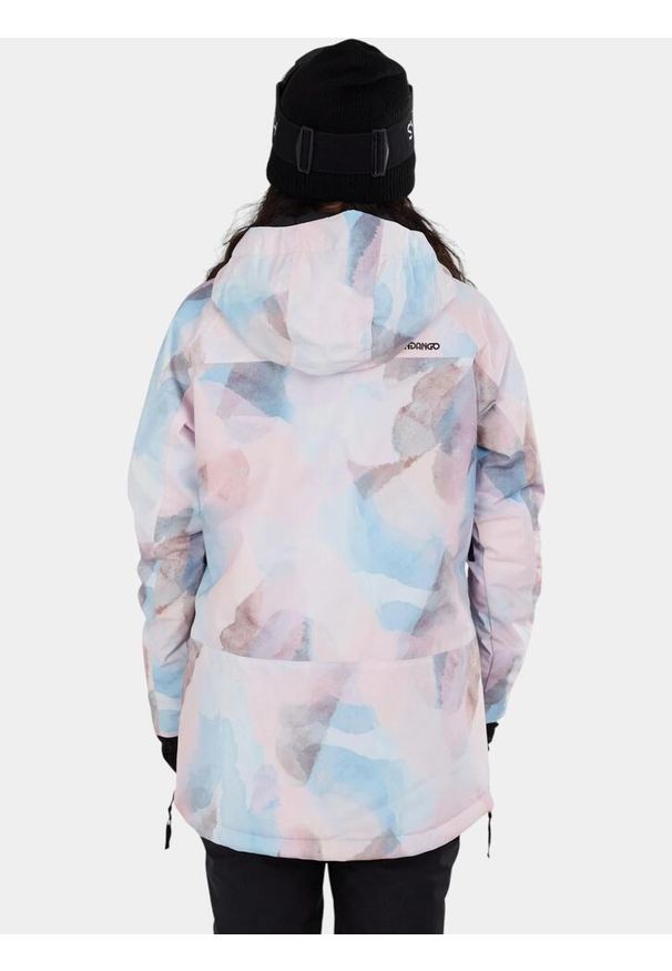FUNDANGO - Anorak Damski Fundango Hooper ECO. Kolor: wielokolorowy, niebieski, biały, różowy. Materiał: materiał. Sezon: zima. Sport: turystyka piesza, narciarstwo