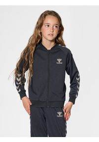 Kurtka dresowa dla dziewczynki Hummel hmlNOMA. Kolor: czarny. Materiał: dresówka. Wzór: aplikacja