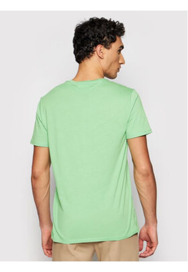 Lacoste T-Shirt TH6709 Zielony Regular Fit. Kolor: zielony. Materiał: bawełna