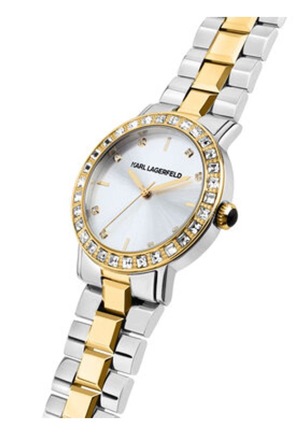 Karl Lagerfeld - KARL LAGERFELD Zegarek R0553100509 Srebrny. Kolor: srebrny