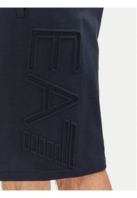EA7 Emporio Armani Szorty sportowe 7M000153 AF10432 UB102 Granatowy Regular Fit. Kolor: niebieski. Materiał: bawełna. Styl: sportowy #3