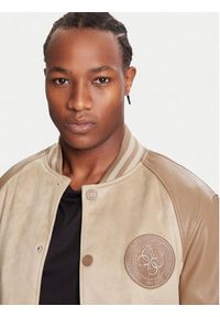 Guess Kurtka bomber M5BL2B K1062 Beżowy Regular Fit. Kolor: beżowy. Materiał: syntetyk #4