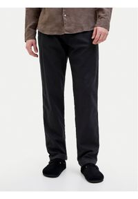 Jack & Jones - Jack&Jones Spodnie materiałowe Kane 12274977 Czarny Relaxed Fit. Kolor: czarny. Materiał: bawełna